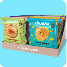 Load image into Gallery viewer, Gusto Snacks Variety pack of 16. 16x20g