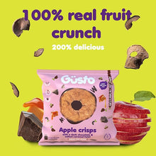 Load image into Gallery viewer, Apple crisps with a chocolate & salted caramel twist.